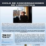 Imagen Invitación a la charla “”Zoom a la lingüística aplicada: producción escrita en inglés (L2) mediada por tecnología web 2.0 desde un enfoque sociocognitivo de aprendizaje colaborativa”